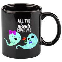 All The Ghouls Love Me 11oz C Handle Ceramic Mug