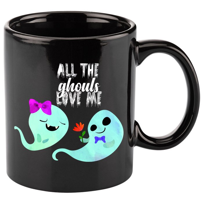 All The Ghouls Love Me 11oz C Handle Ceramic Mug