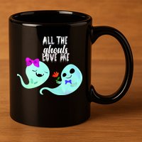 All The Ghouls Love Me 11oz C Handle Ceramic Mug