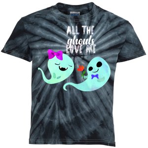 All The Ghouls Love Me Kids Tie-Dye T-Shirt