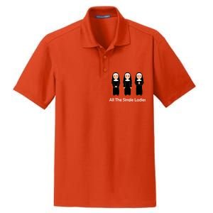 All The Single Ladies Nun Dry Zone Grid Polo