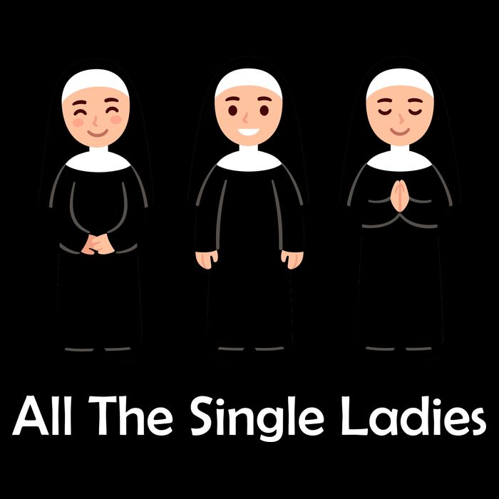 All The Single Ladies Nun Apron