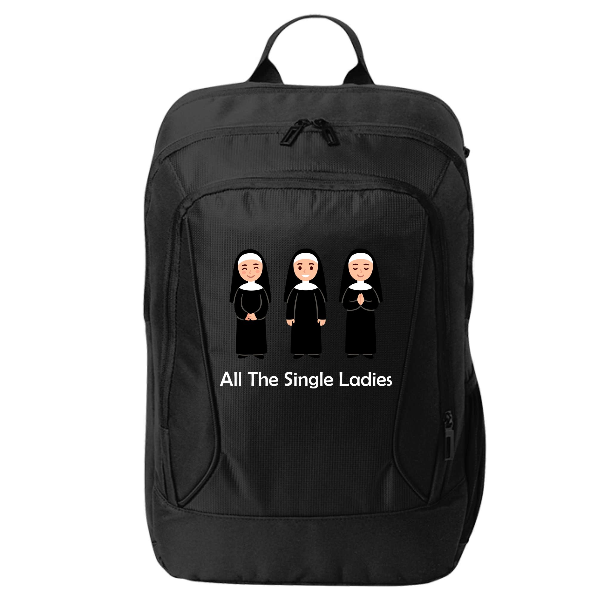 All The Single Ladies Nun City Backpack