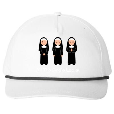 All The Single Ladies Nun Snapback Five-Panel Rope Hat