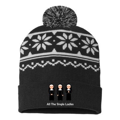 All The Single Ladies Nun USA-Made Snowflake Beanie