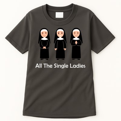 All The Single Ladies Nun Tall T-Shirt