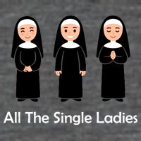 All The Single Ladies Nun 7-Panel Snapback Hat
