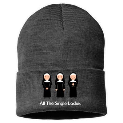 All The Single Ladies Nun Sustainable Knit Beanie