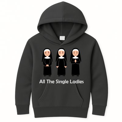 All The Single Ladies Nun Kids Hoodie