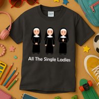 All The Single Ladies Nun Kids T-Shirt