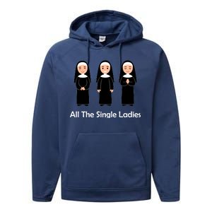 All The Single Ladies Nun Performance Fleece Hoodie