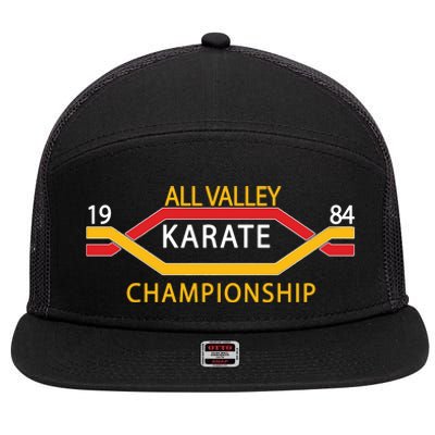 All Valley 1984 Karate Championship 7 Panel Mesh Trucker Snapback Hat