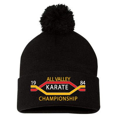 All Valley 1984 Karate Championship Pom Pom 12in Knit Beanie