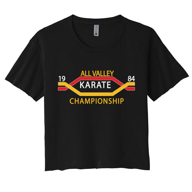 All Valley 1984 Karate Championship Women's Crop Top Tee