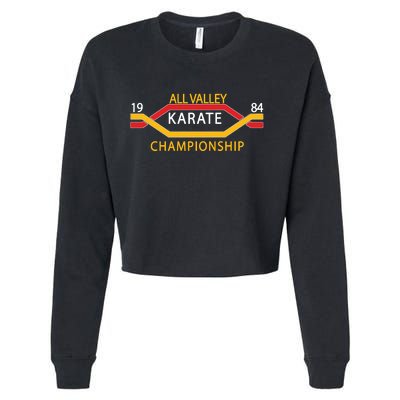 All Valley 1984 Karate Championship Cropped Pullover Crew