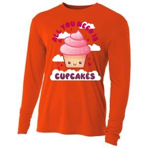 All You Need Is Cupcakes Cooling Performance Long Sleeve Crew