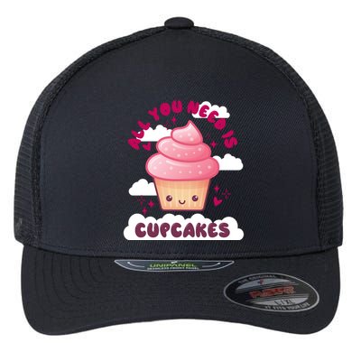All You Need Is Cupcakes Flexfit Unipanel Trucker Cap