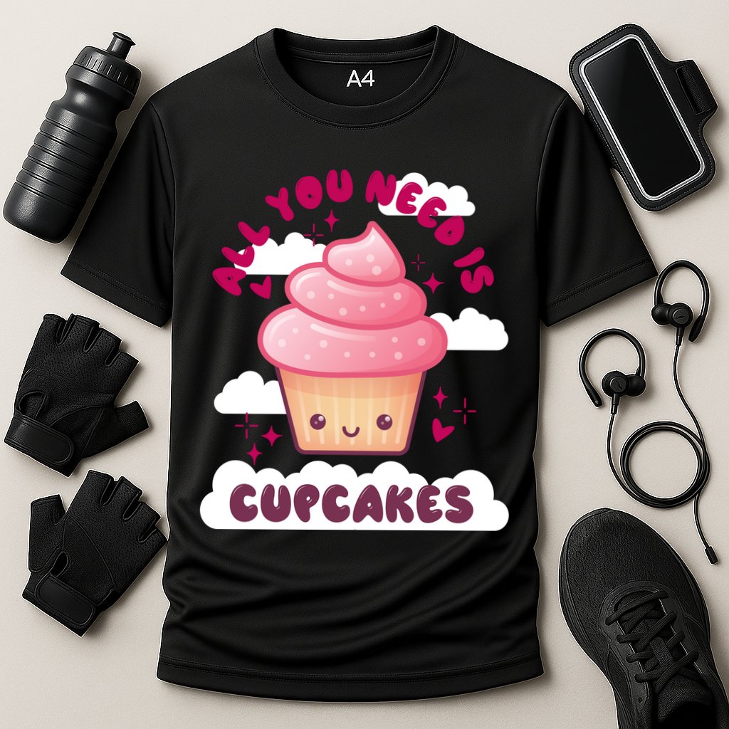 All You Need Is Cupcakes Performance Shirt