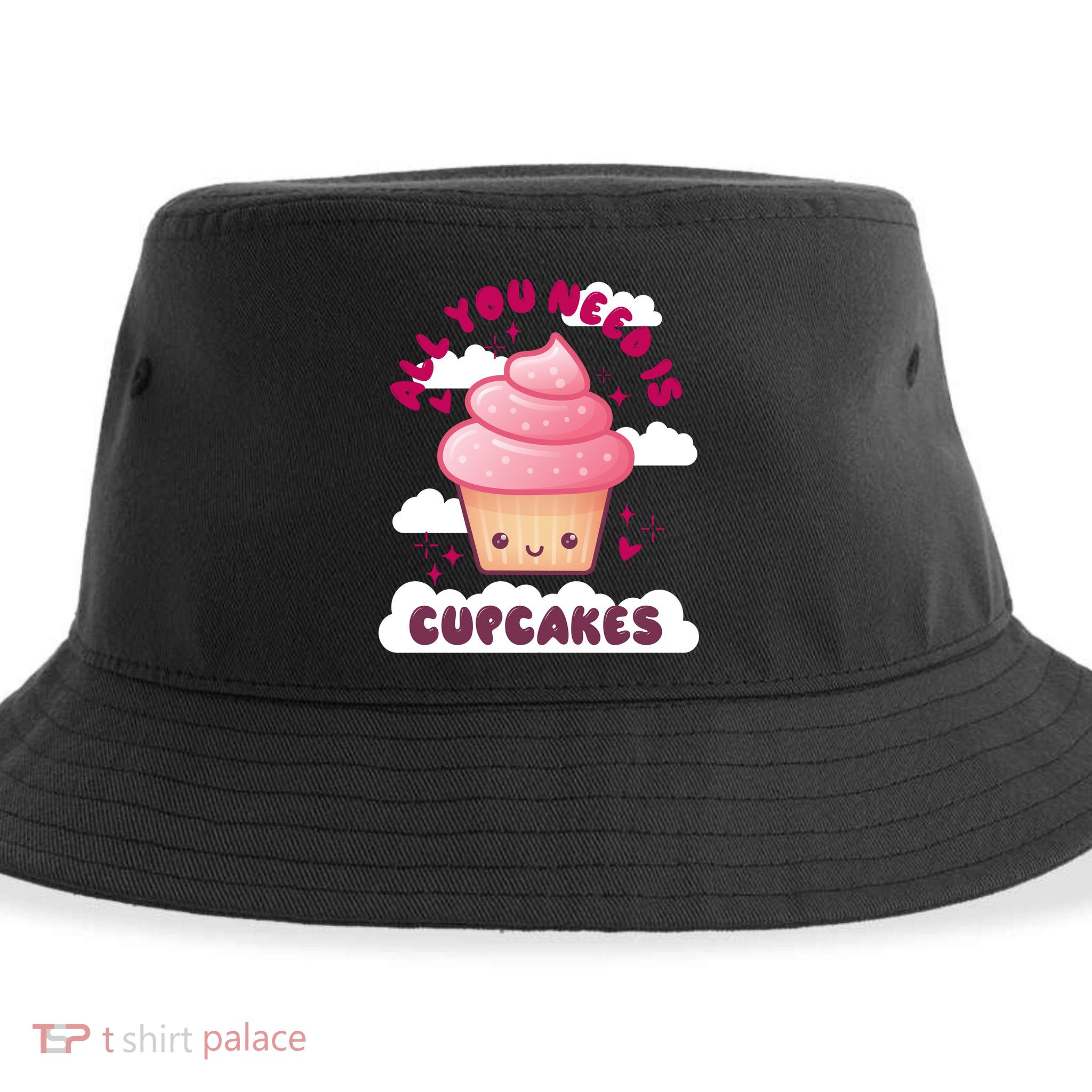 All You Need Is Cupcakes Sustainable Bucket Hat