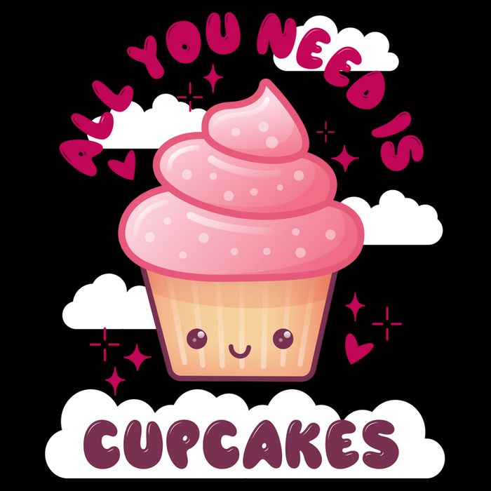 All You Need Is Cupcakes Drawstring Bag