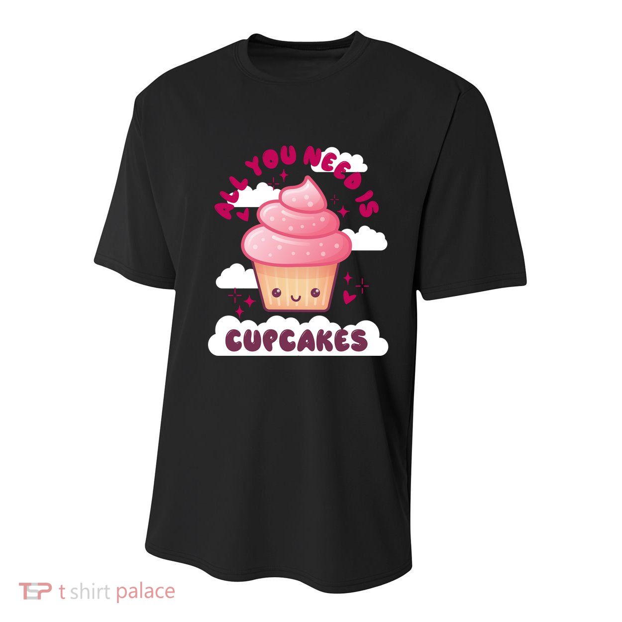 All You Need Is Cupcakes Youth Performance Sprint T-Shirt