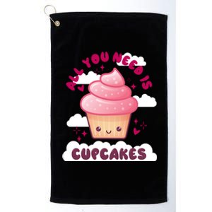 All You Need Is Cupcakes Platinum Collection Golf Towel