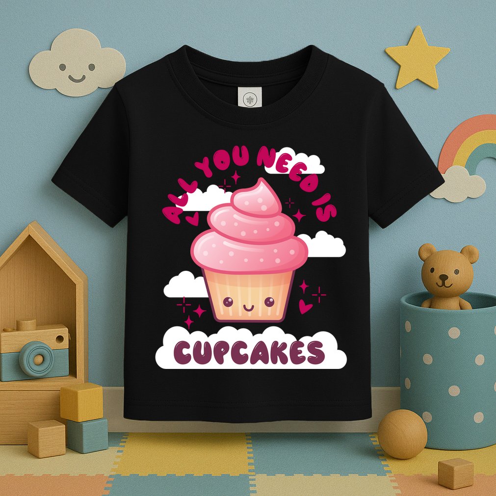 All You Need Is Cupcakes Toddler T-Shirt