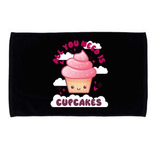 All You Need Is Cupcakes Microfiber Hand Towel