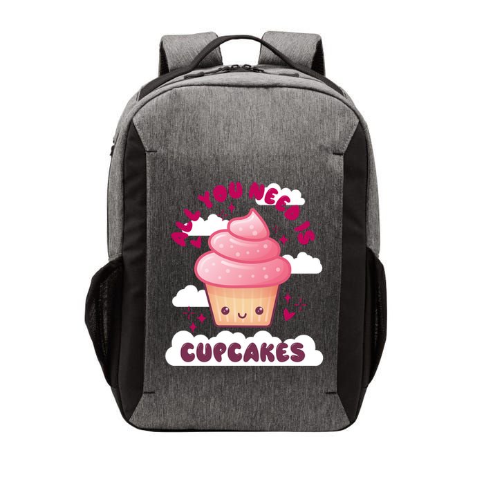 All You Need Is Cupcakes Vector Backpack
