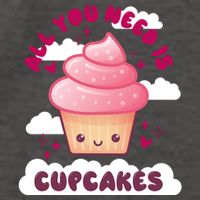 All You Need Is Cupcakes Vector Backpack