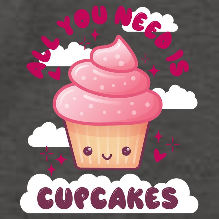 All You Need Is Cupcakes Vector Backpack