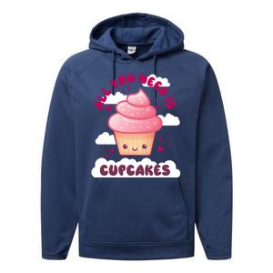 All You Need Is Cupcakes Performance Fleece Hoodie