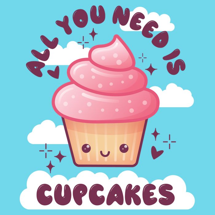 All You Need Is Cupcakes Long Sleeve Shirt