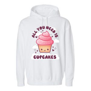 All You Need Is Cupcakes Garment-Dyed Fleece Hoodie