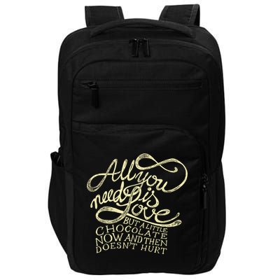 All You Need is Love but a Little Chocolate Doesn't Hurt Valentine's Day Impact Tech Backpack