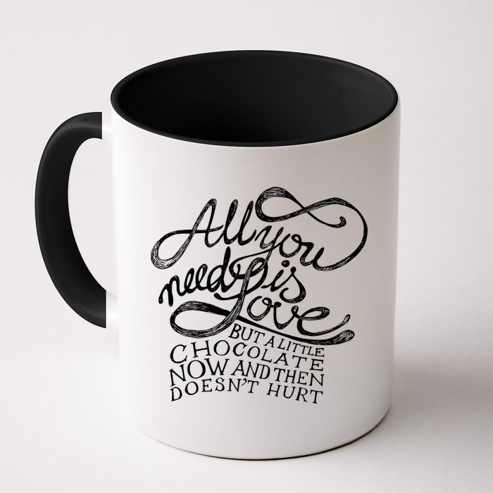 All You Need is Love but a Little Chocolate Doesn't Hurt Valentine's Day Mug