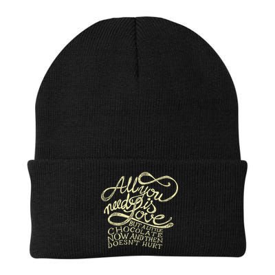 All You Need is Love but a Little Chocolate Doesn't Hurt Valentine's Day Beanie