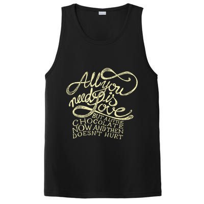 All You Need is Love but a Little Chocolate Doesn't Hurt Valentine's Day PosiCharge Competitor Tank