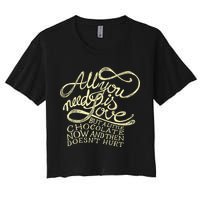 All You Need is Love but a Little Chocolate Doesn't Hurt Valentine's Day Crop Top