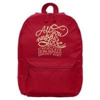 All You Need is Love but a Little Chocolate Doesn't Hurt Valentine's Day 16 in Basic Backpack
