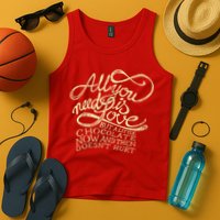 All You Need is Love but a Little Chocolate Doesn't Hurt Valentine's Day Tank Top