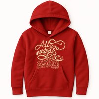 All You Need is Love but a Little Chocolate Doesn't Hurt Valentine's Day Kids Hoodie