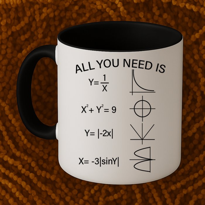 All You Need Is Love Math Equation Mug