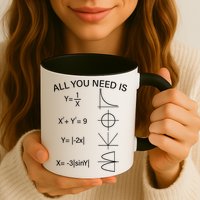 All You Need Is Love Math Equation Mug