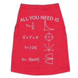 All You Need Is Love Math Equation Doggie Tank