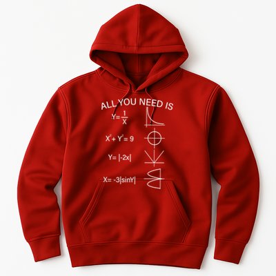 All You Need Is Love Math Equation Hoodie