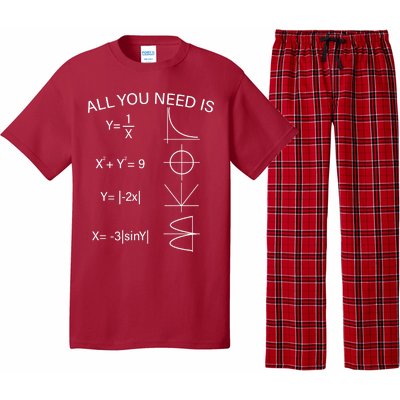 All You Need Is Love Math Equation Pajama Set