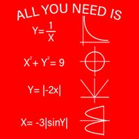 All You Need Is Love Math Equation Golf Towel