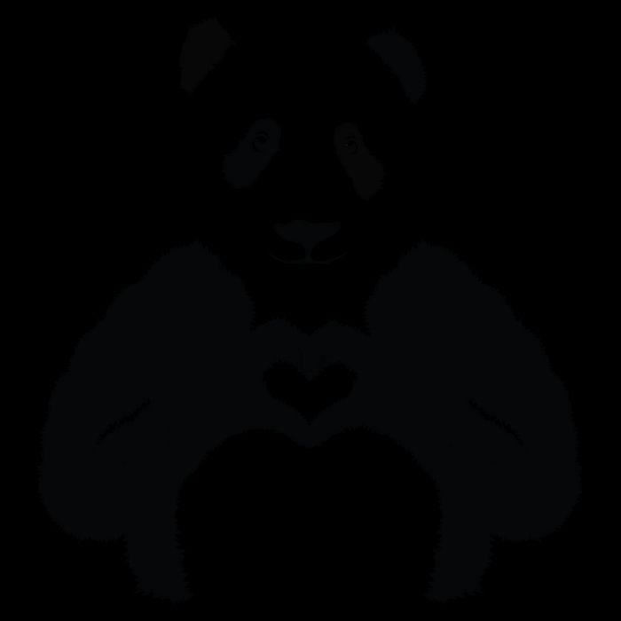 All You Need Is Love Panda Toddler Sweatshirt