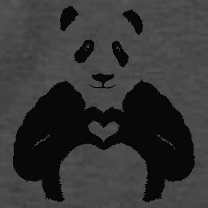 All You Need Is Love Panda Vector Backpack